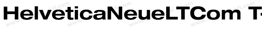 HelveticaNeueLTCom T字体转换